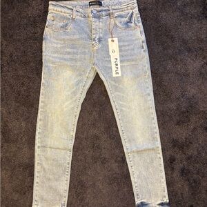 Men's Slim Fit Light Blue Jeans